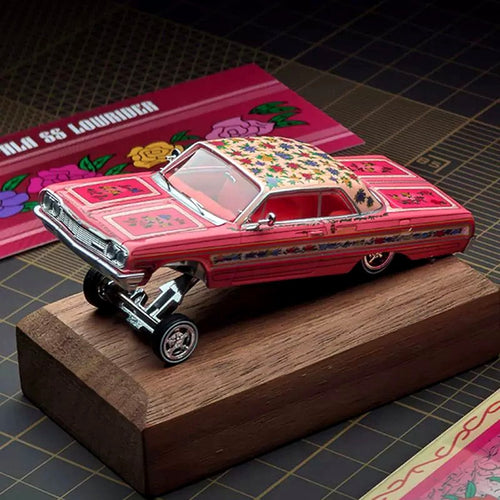 Model Lowrider 1:64 - wersja Róż z systemem hydraulicznym